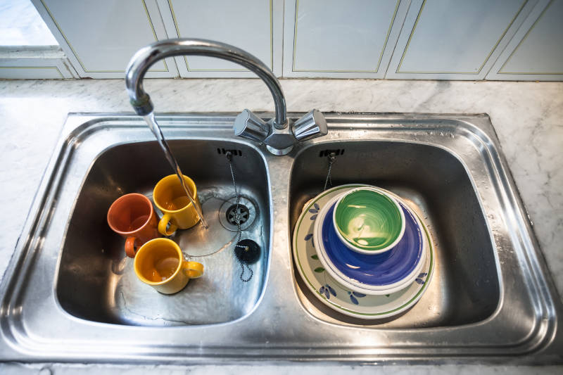 smelly sink